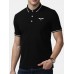 Mens New Business Cotton Short Sleeve Embroidered Golf Casual T-Shirts